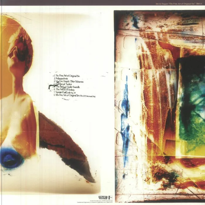 Обратная сторона обложки — INK & DAGGER — The Fine Art Of Original Sin (reissue)