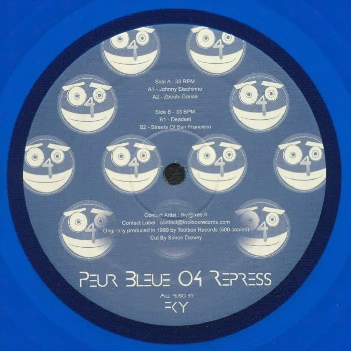 Обратная сторона обложки — FKY — Peur Bleue 04 Repress