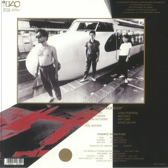 Обратная сторона обложки — CHANCE OPERATION — Place Kick (reissue)