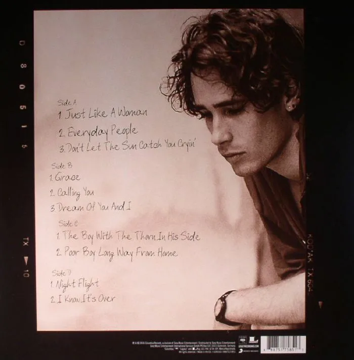 Back cover — Jeff BUCKLEY — You & I