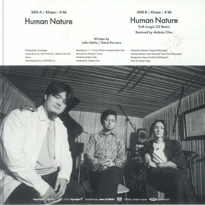 Обратная сторона обложки — SOUNDTYPE — Human Nature EP