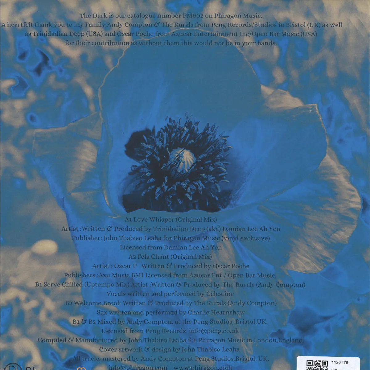 Back cover — Various — The Dark