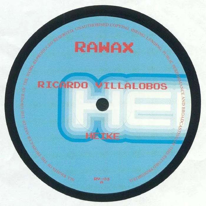 Front cover — Ricardo VILLALOBOS — Heike (reissue)