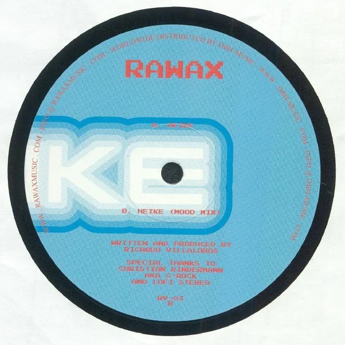 Back cover — Ricardo VILLALOBOS — Heike (reissue)