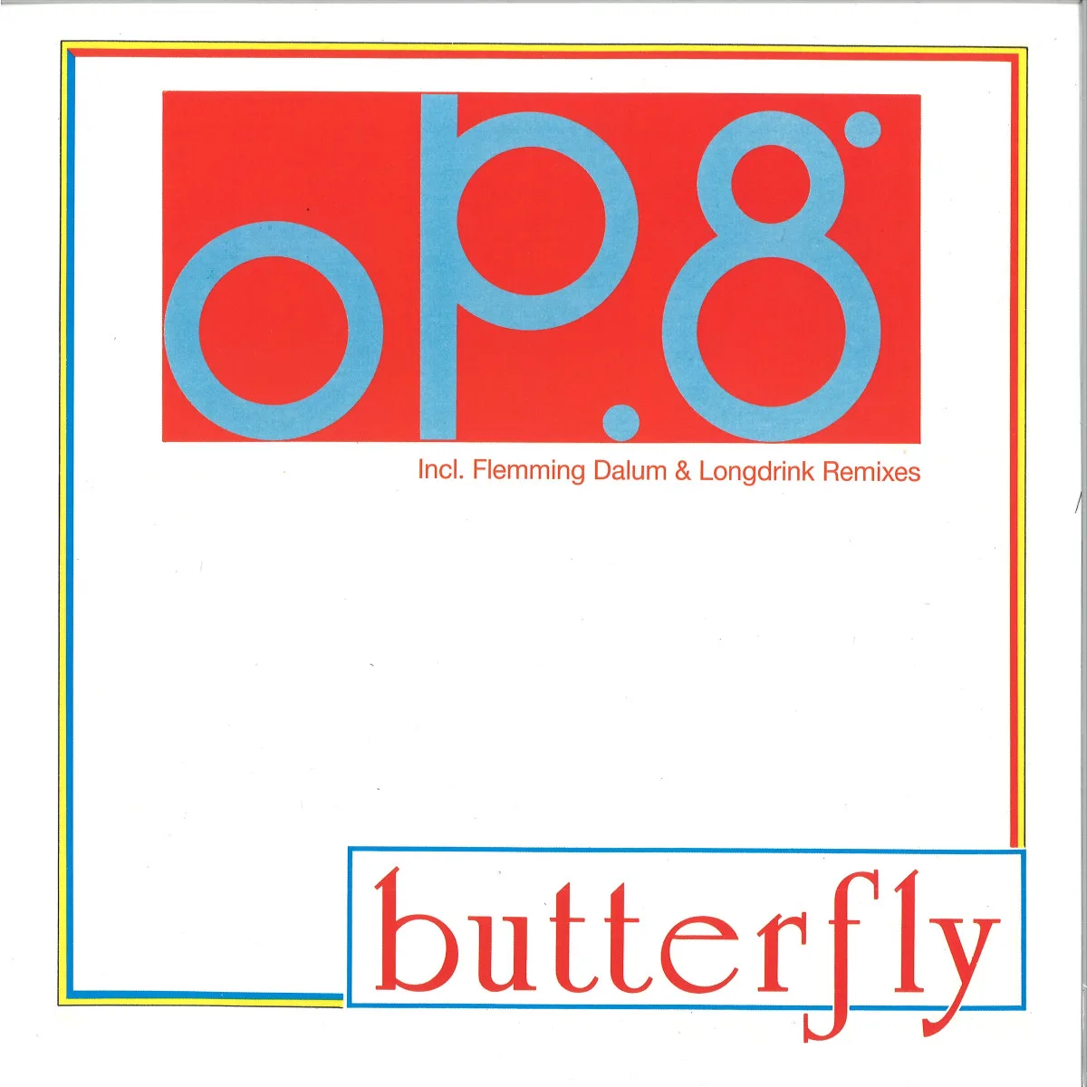 Front cover — Op. 8 — BUTTERFLY