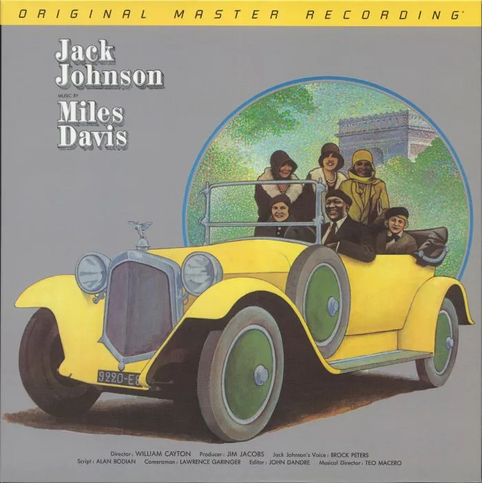 Лицевая сторона обложки — Miles DAVIS — Jack Johnson (reissue)
