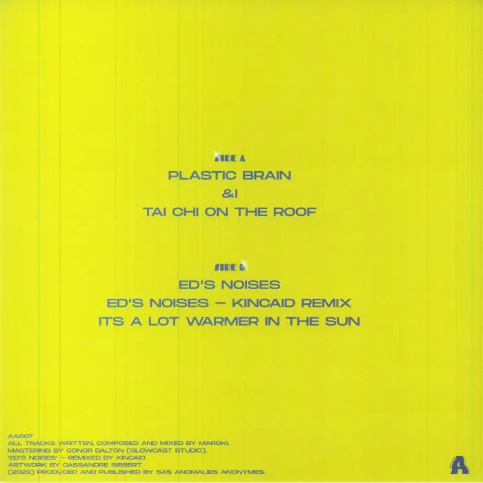Back cover — MAROKI — Plastic Brain