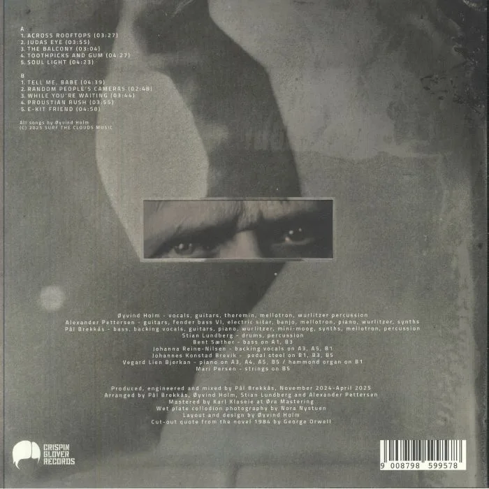 Back cover — Oyvind HOLM — Blue Is the Colour of My Soul Light