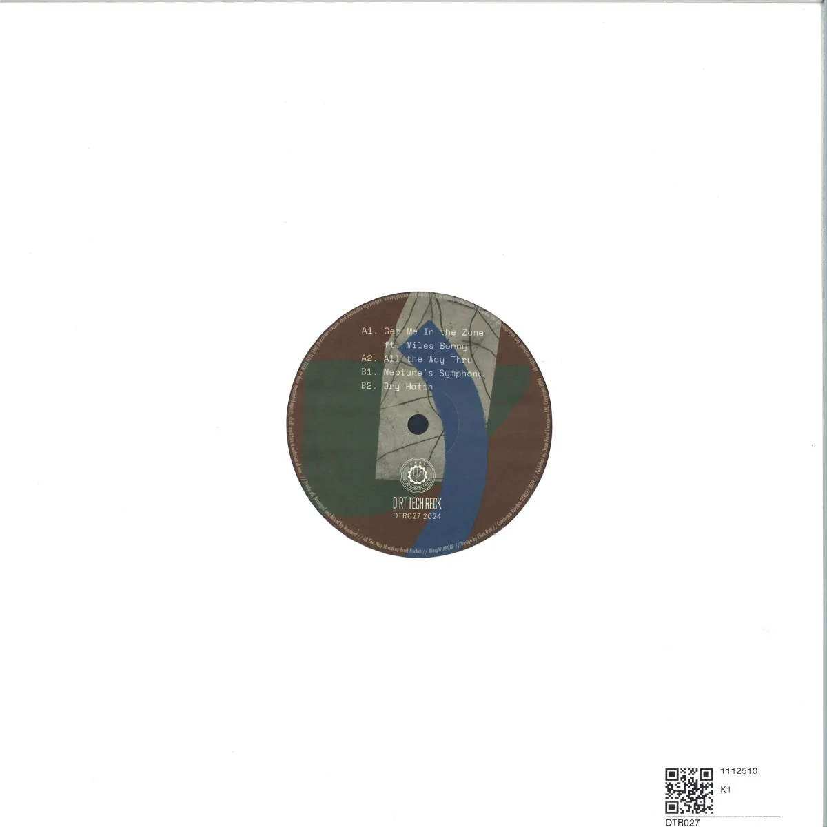 Обратная сторона обложки — Waajeed — Get Me In the Zone EP