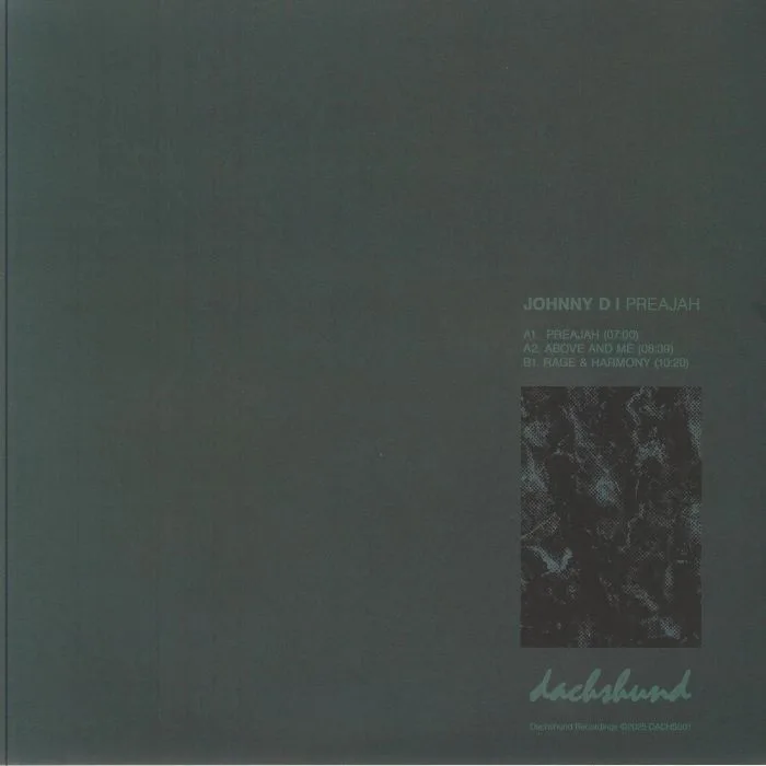 Back cover — JOHNNY D — Preajah