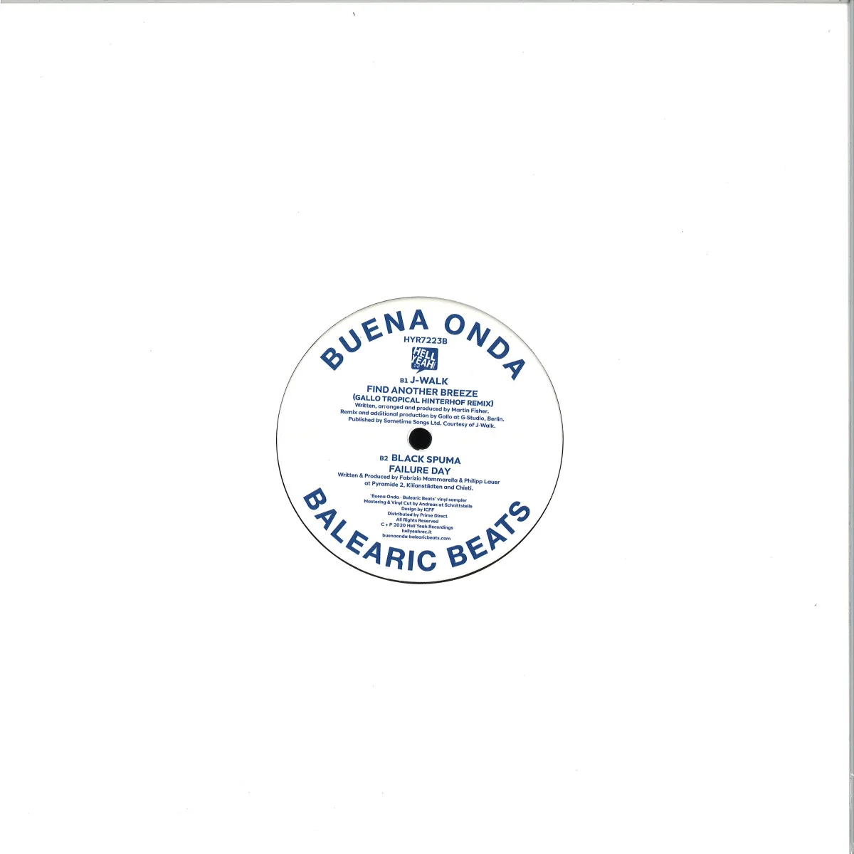Back cover — Various — Buena Onda - Balearic Beats (Vinyl Sampler)