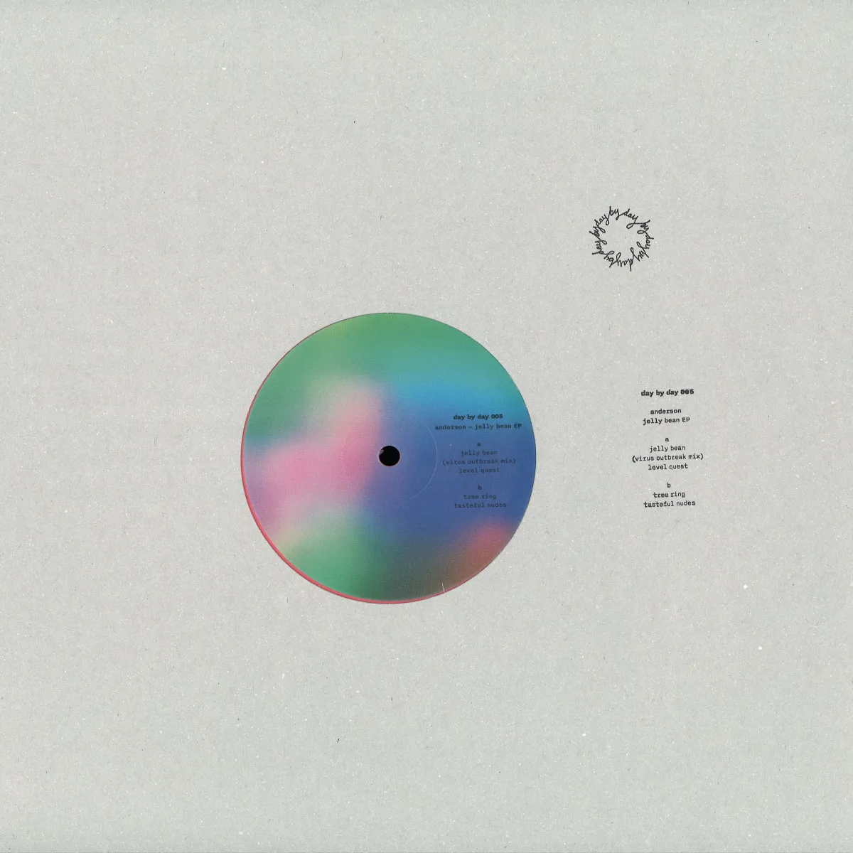 Back cover — Anderson — Jelly Bean EP