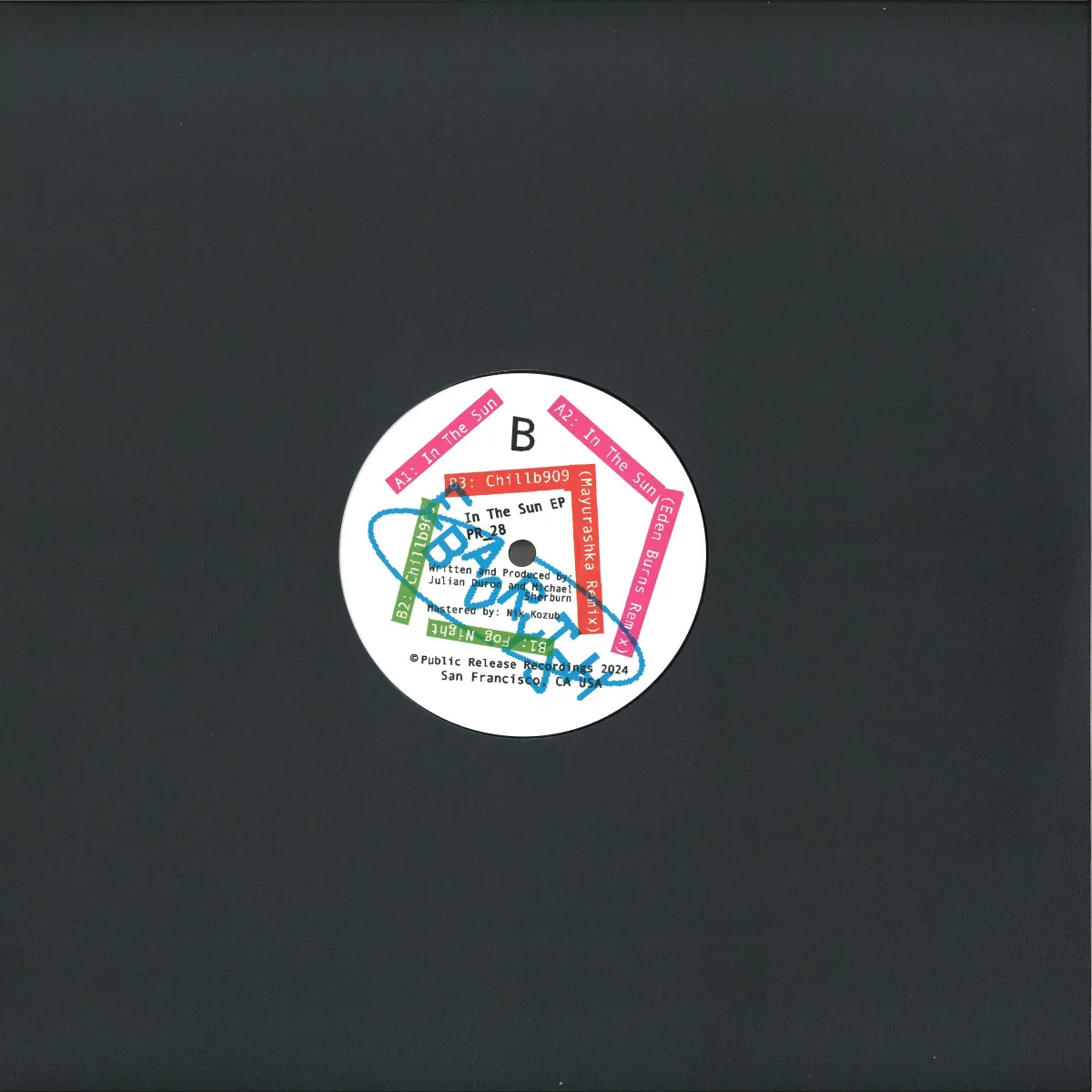 Back cover — Earth Boys — In The Sun