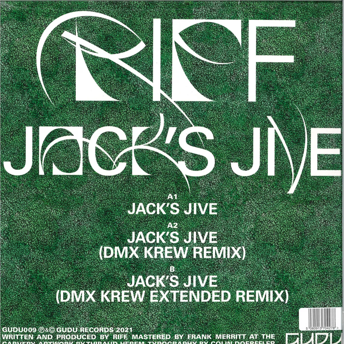 Back cover — Riff — Jack's Jive