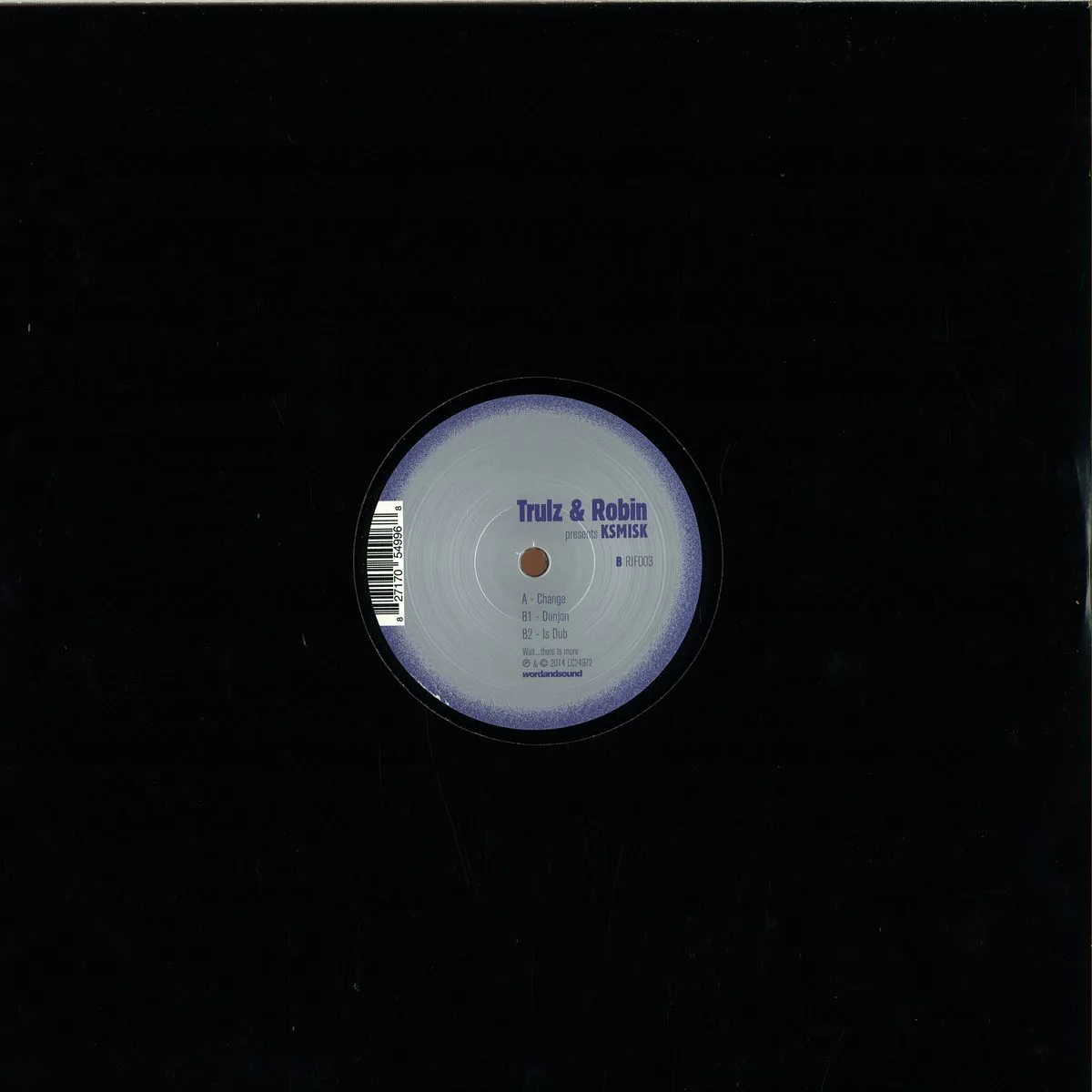Back cover — Trulz&RobinpresentsKsmisk — Change Ep