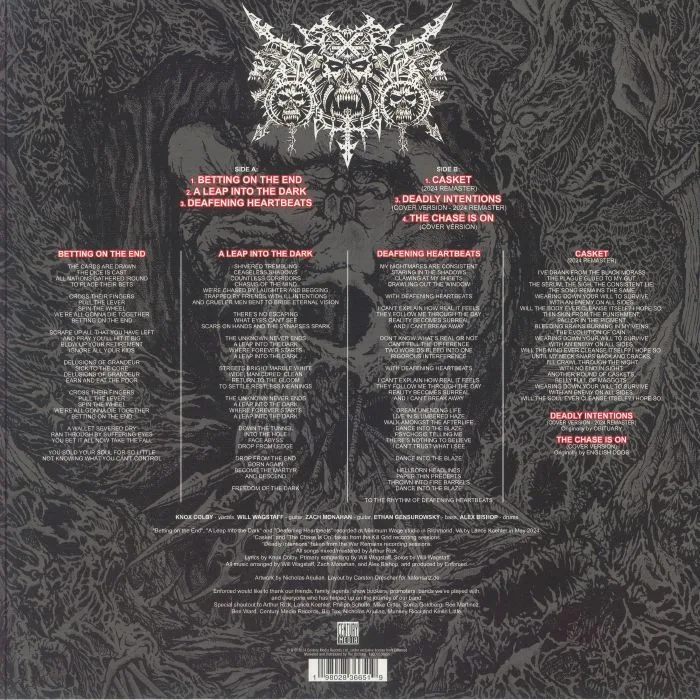 Back cover — ENFORCED — A Leap Into The Dark