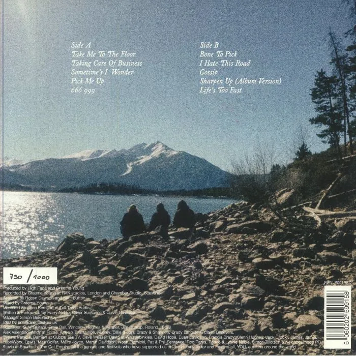 Обратная сторона обложки — HIGH FADE — Life's Too Fast (Record Store Day RSD 2025)