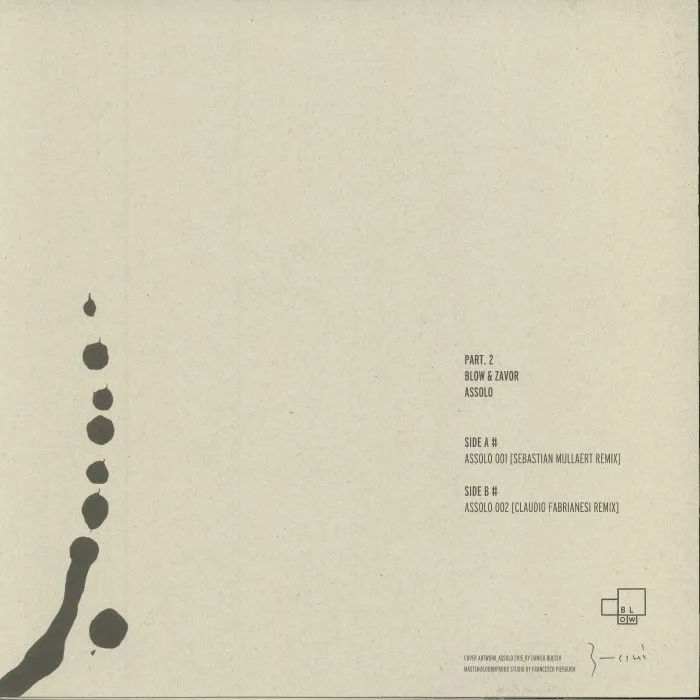 Back cover — BLOW / ZAVOR — Assolo Part 2