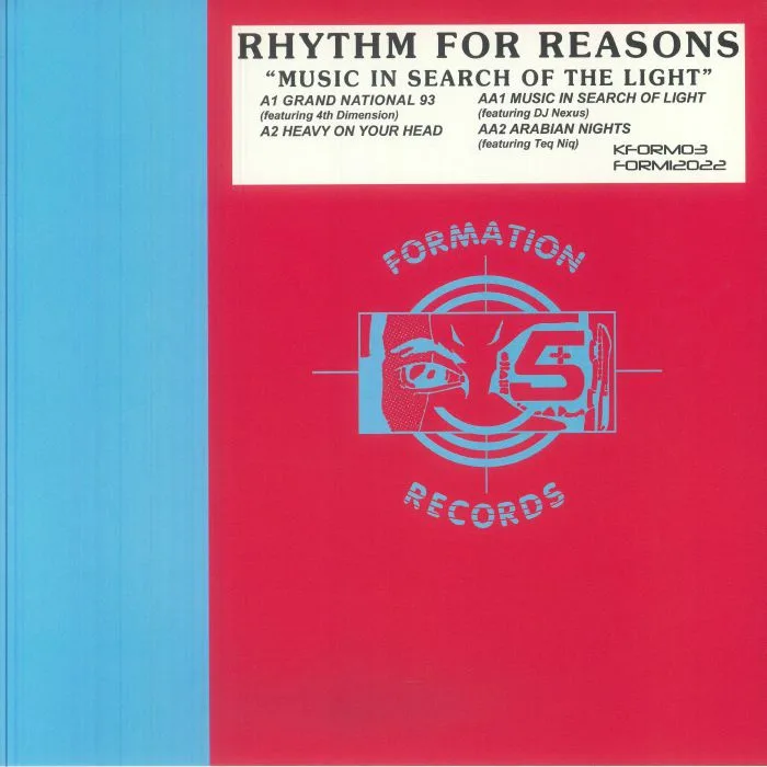 Front cover — RHYTHM FOR REASONS — Music In Search Of The Light EP