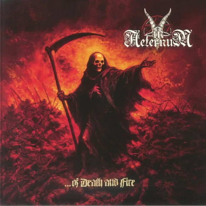 Front cover — IN AETERNUM — Of Death & Fire