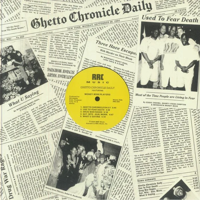 Лицевая сторона обложки — MONEY BOSS PLAYERS — Ghetto Chronicle Daily