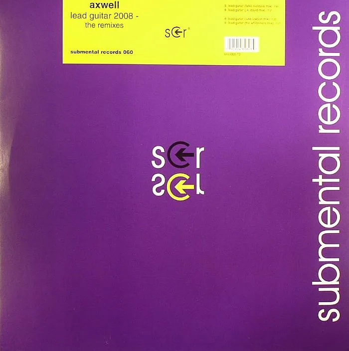 Front cover — AXWELL — Lead Guitar 2008 (remixes)