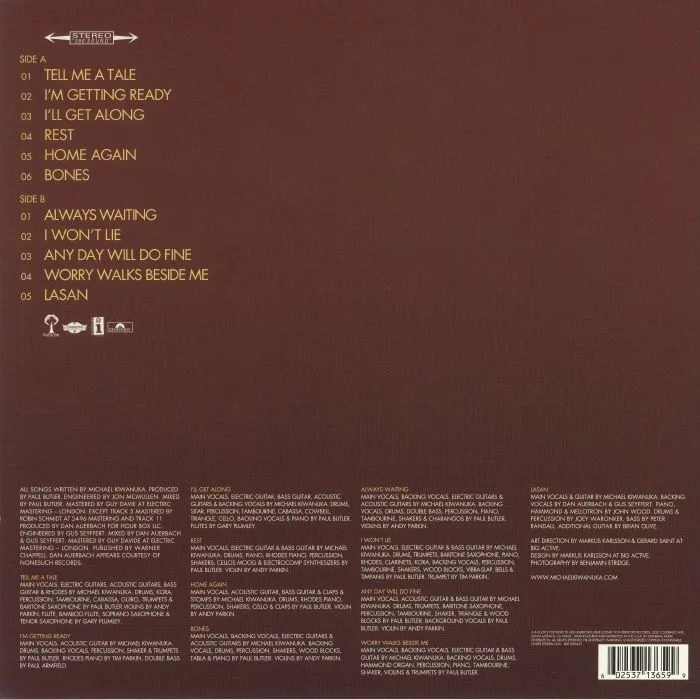 Back cover — Michael KIWANUKA — Home Again