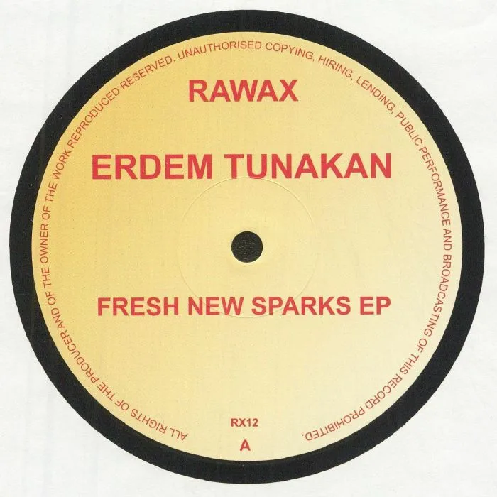 Лицевая сторона обложки — Erdem TUNAKAN — Fresh New Sparks EP