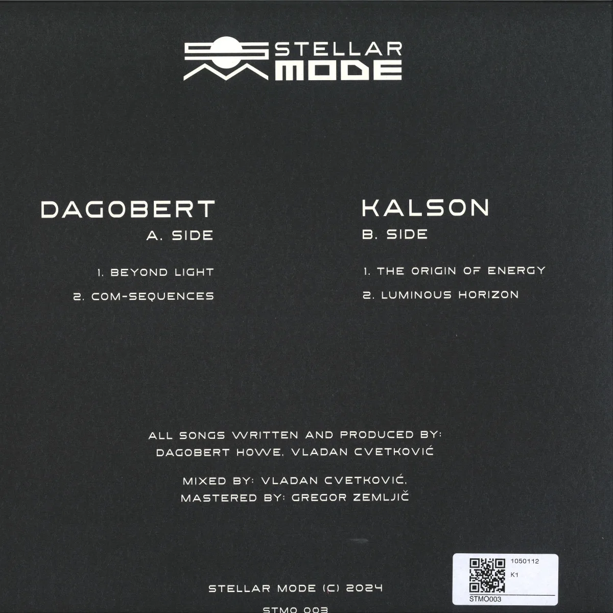 Обратная сторона обложки — Dagobert/Kalson — Stellar Mode 3