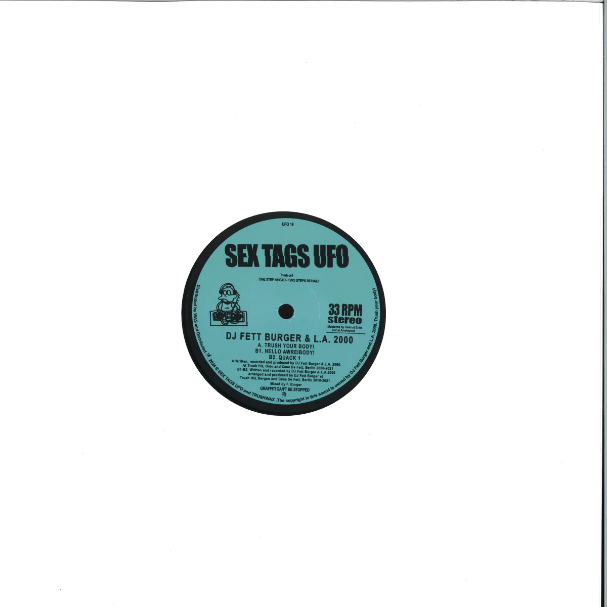Back cover — Dj Fett Burger & L.A.2000 — Trushwax