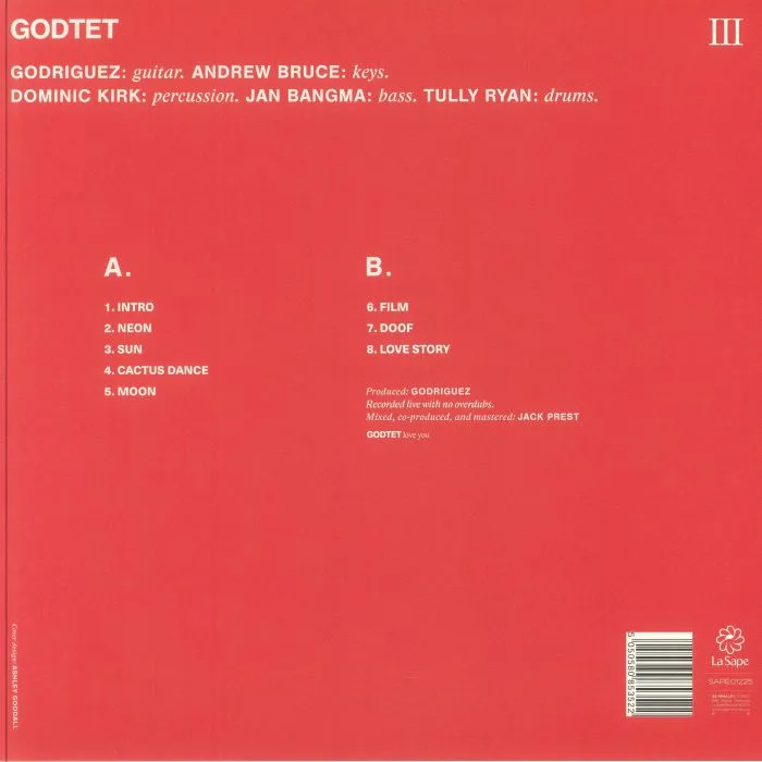 Обратная сторона обложки — GODTET — III
