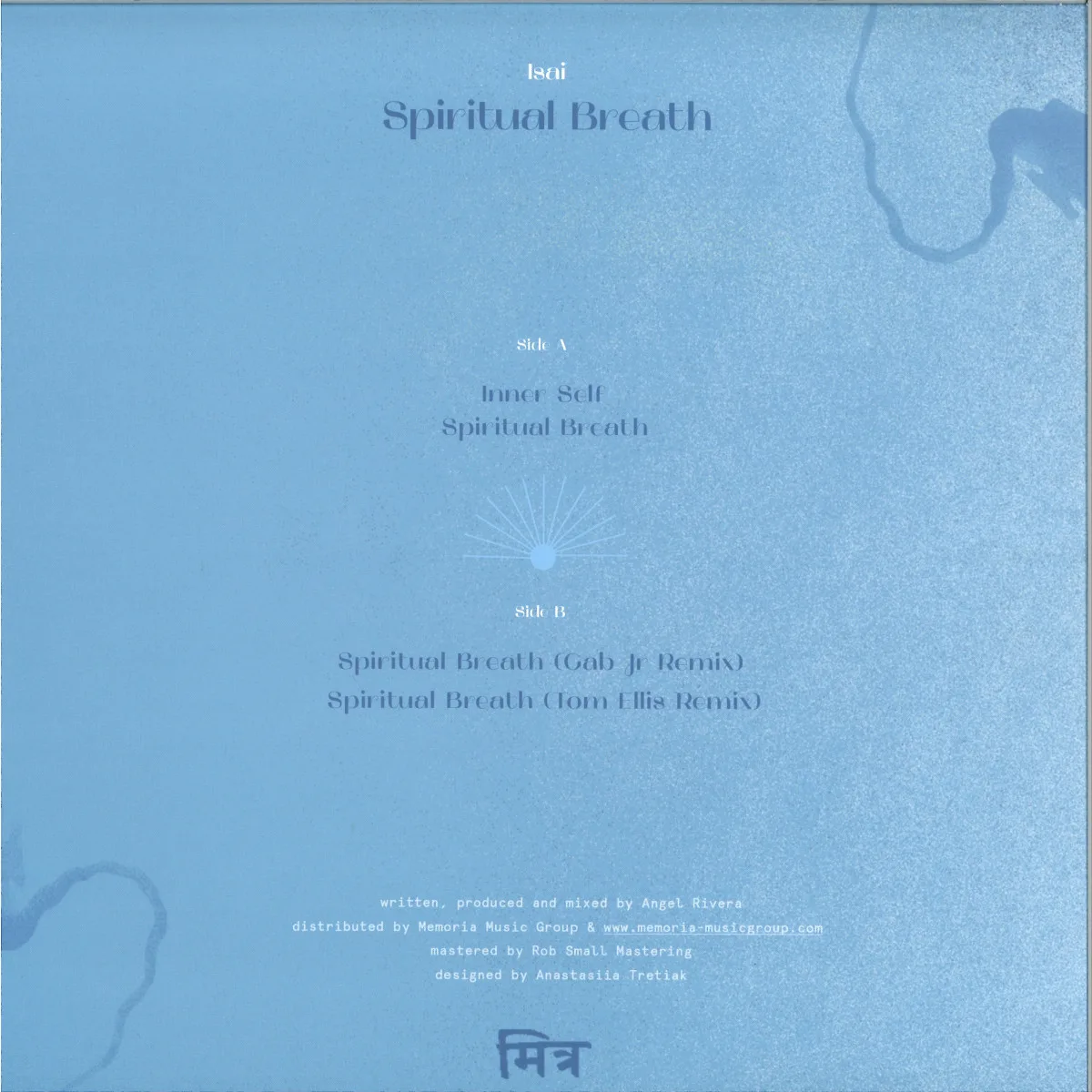 Back cover — Isai — Spiritual Breath EP