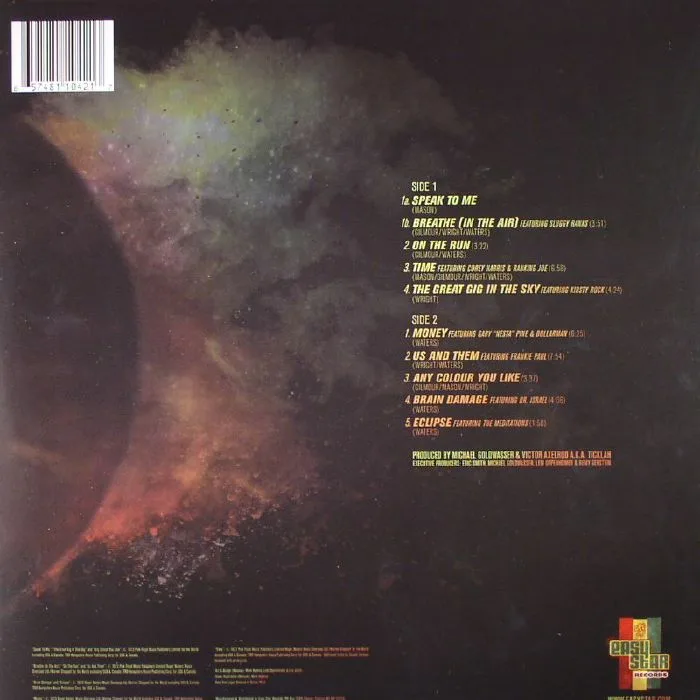 Обратная сторона обложки — EASY STAR ALL STARS — Dub Side Of The Moon: Special Anniversary Edition