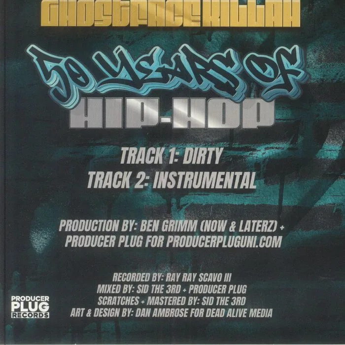 Back cover — GHOSTFACE KILLAH — 50 Years Of Hip Hop