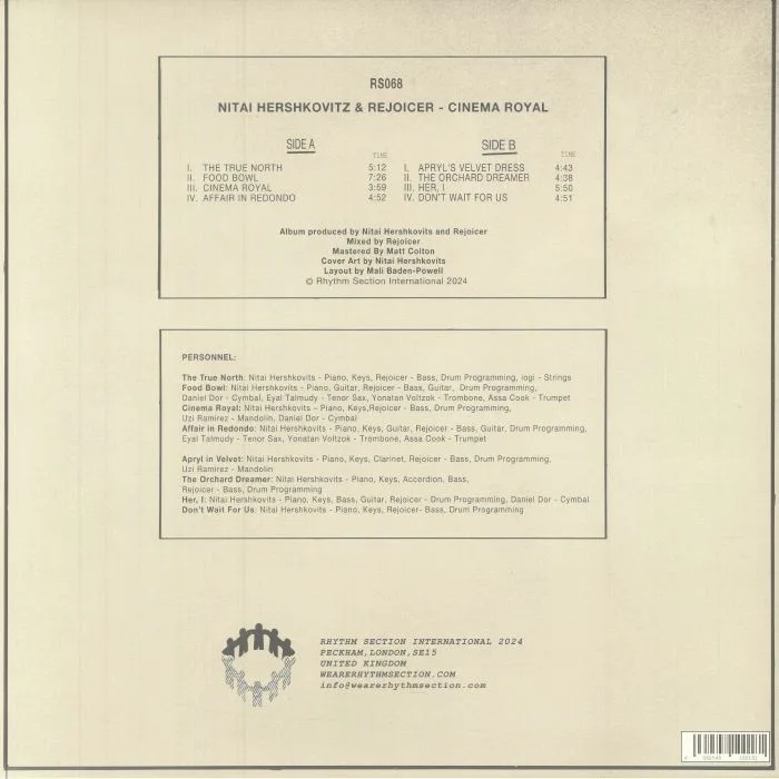 Back cover — CINEMA ROYAL — Cinema Royal