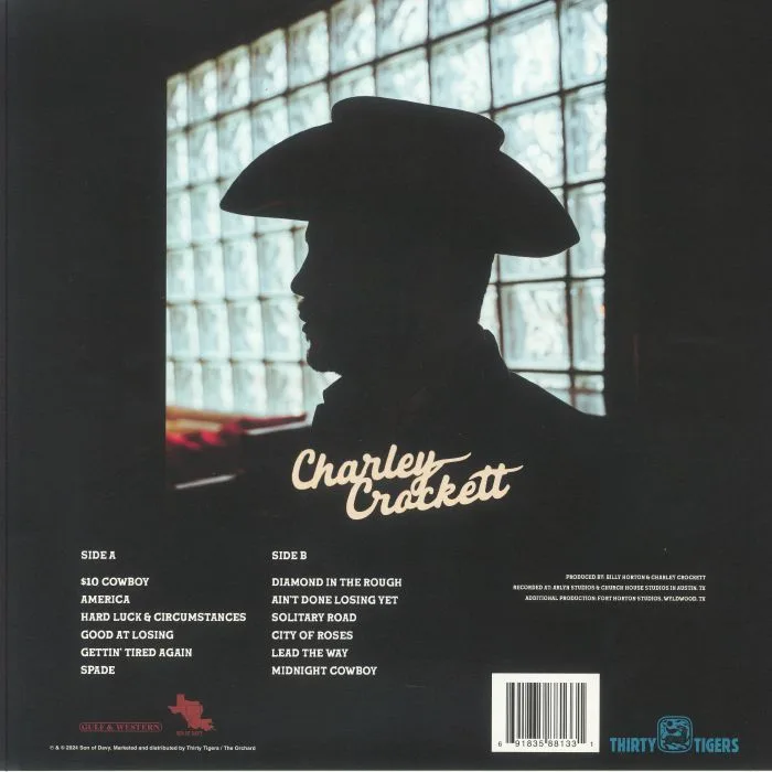 Обратная сторона обложки — Charley CROCKETT — $10 Cowboy