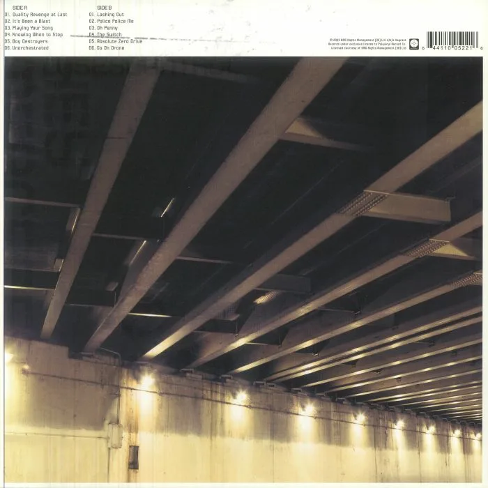 Back cover — HEY MERCEDES — Loses Control (reissue)