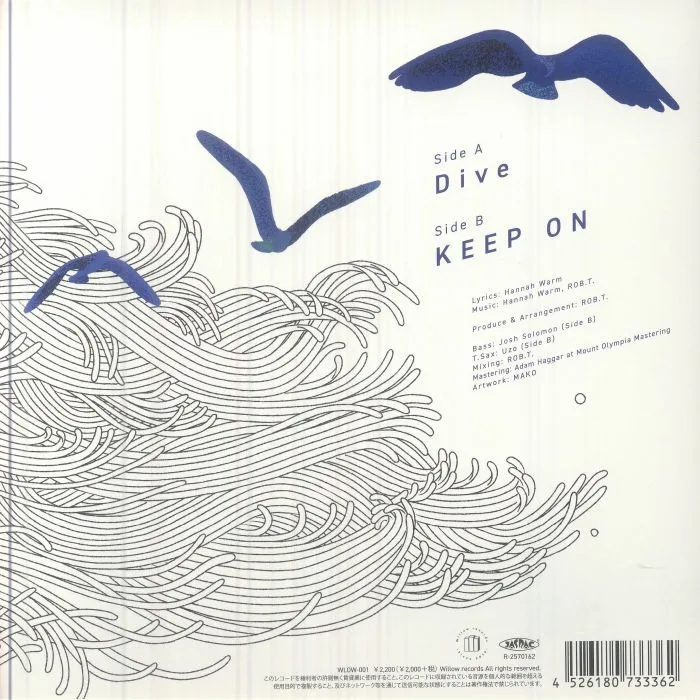 Back cover — Hannah WARM — Dive