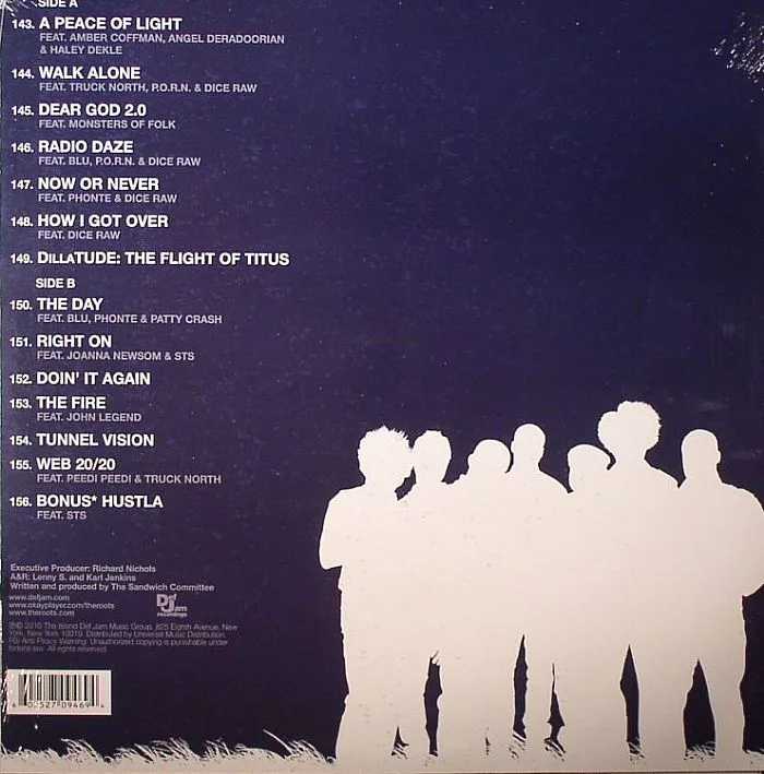 Back cover — The ROOTS — How I Got Over