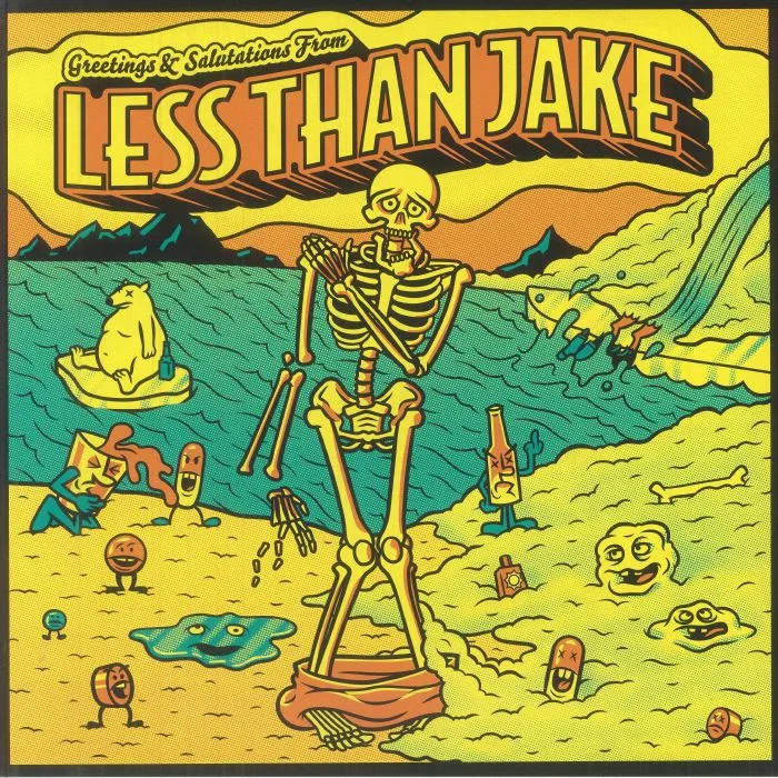 Лицевая сторона обложки — LESS THAN JAKE — Greetings & Salutations From Less Than Jake (reissue)