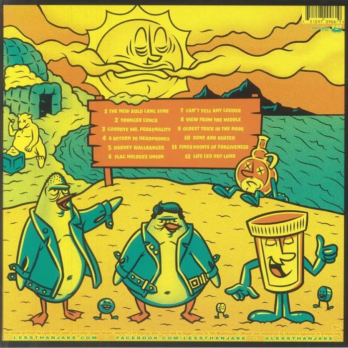 Обратная сторона обложки — LESS THAN JAKE — Greetings & Salutations From Less Than Jake (reissue)