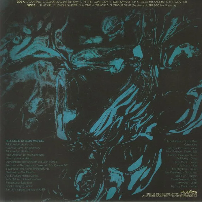 Back cover — EL MICHELS AFFAIR / BLACK THOUGHT — Glorious Game