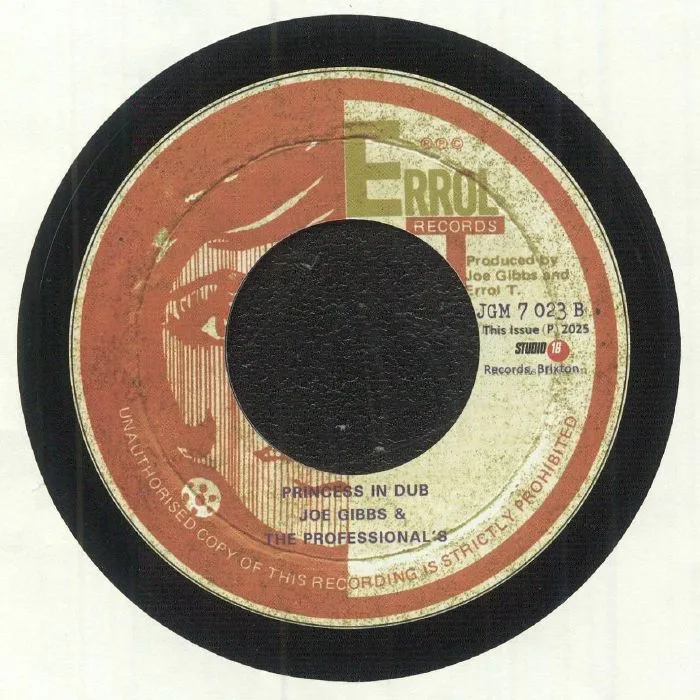 Обратная сторона обложки — Sammy DREAD / JOE GIBBS & THE PROFESSIONALS — My Princess