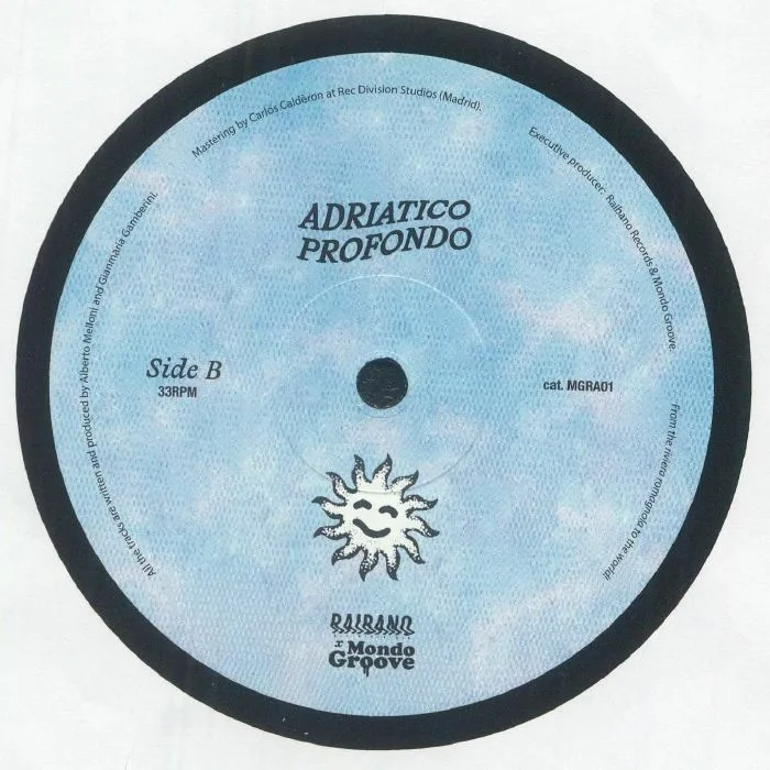 Back cover — Alberto MELLONI / GIANMARIA GAMBERINI — Adriatico Profondo EP
