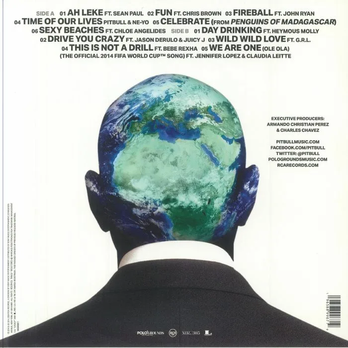 Back cover — PITBULL — Globalization (reissue)