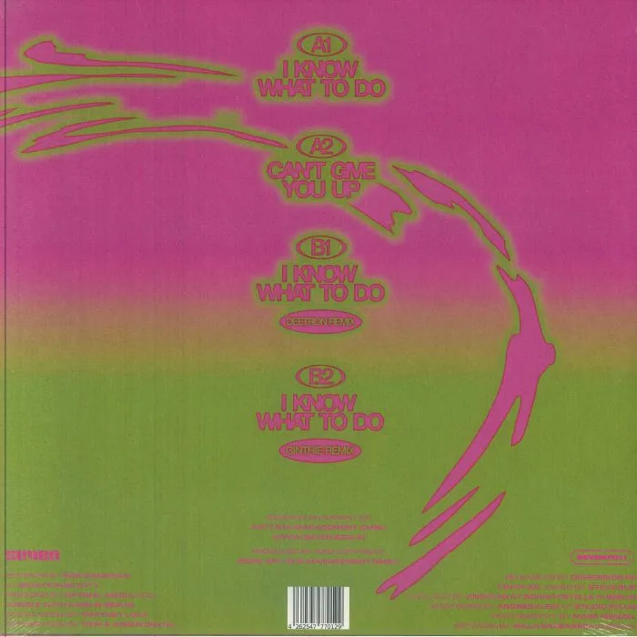 Back cover — ACKERMANN — I Know What To Do