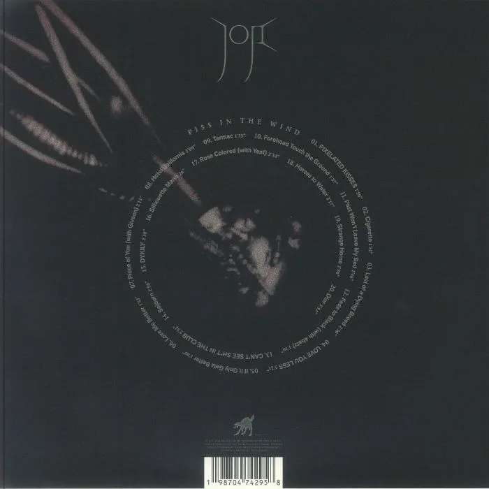 Back cover — JOJI — Piss In The Wind