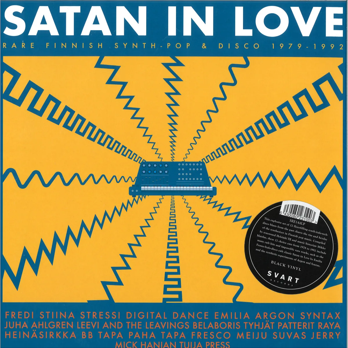 Various — Satan In Love – Rare Finnish Synth-Pop & Disco 1979–1992 (2x12")
