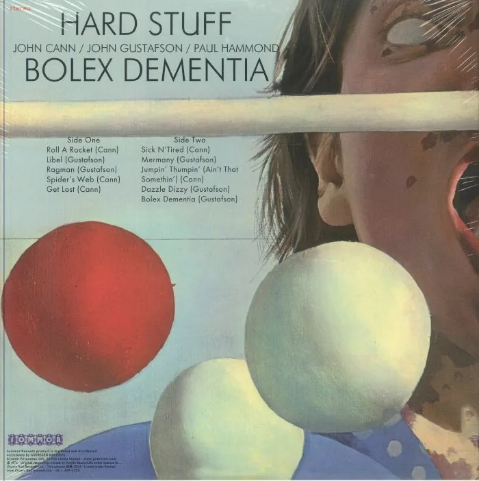 Обратная сторона обложки — HARD STUFF — Bolex Dementia (remastered)