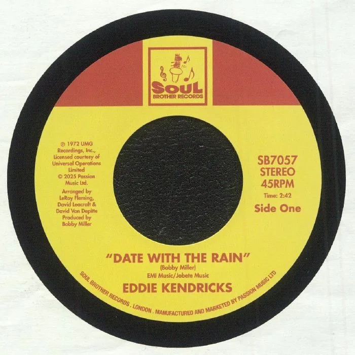 Front cover — Eddie KENDRICKS — Date With The Rain